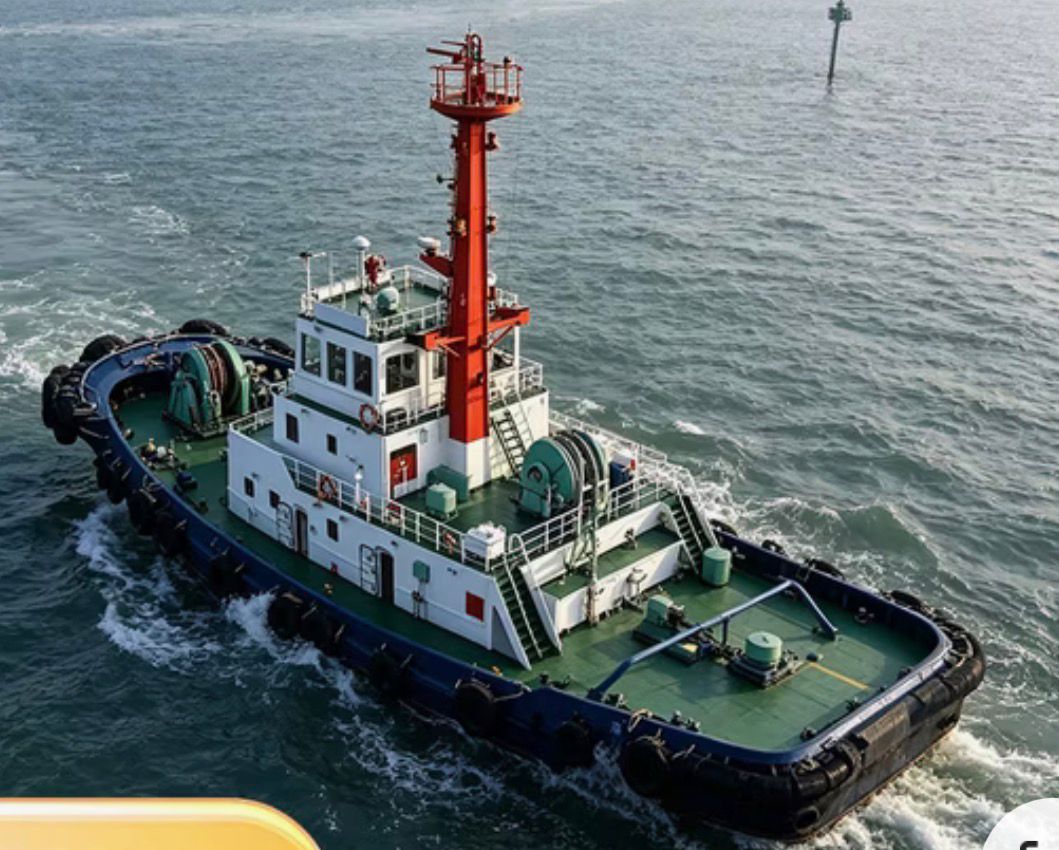 Tug Boat at Sea